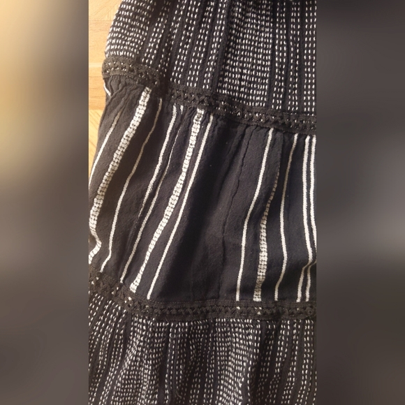 Zara Woman Striped Crepe Dress - Size S - Picture 4 of 7